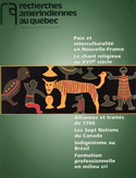 Recherches amérindiennes au Québec, v. XXVII, no 02, 1997